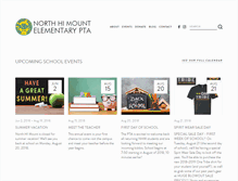 Tablet Screenshot of northhimountpta.com